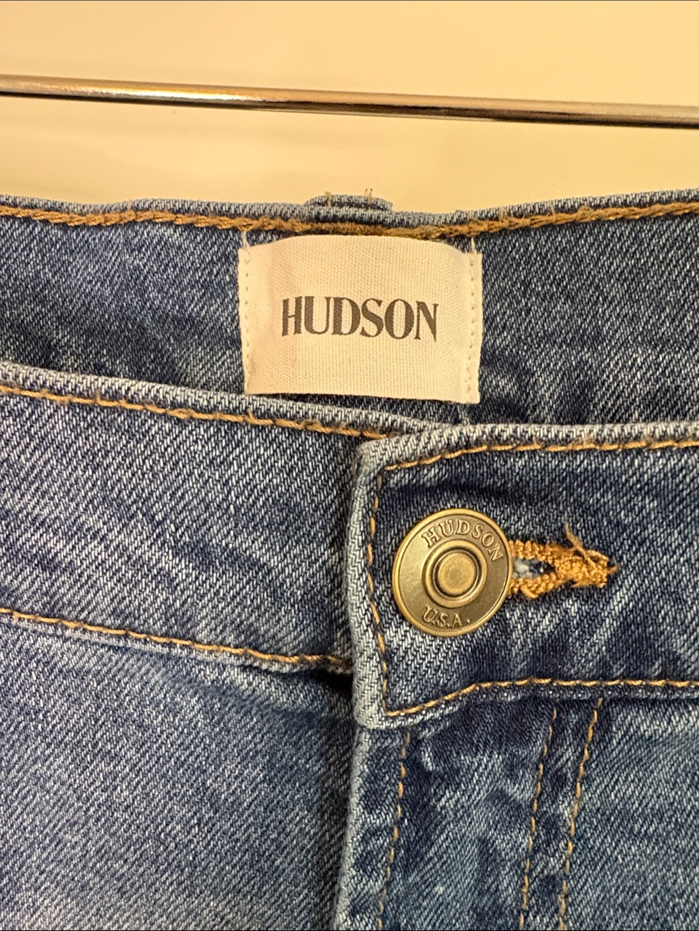 Hudson Rosalie High Rise Wide Leg Jeans Alcott Wash Size 30 - Picture 3 of 14